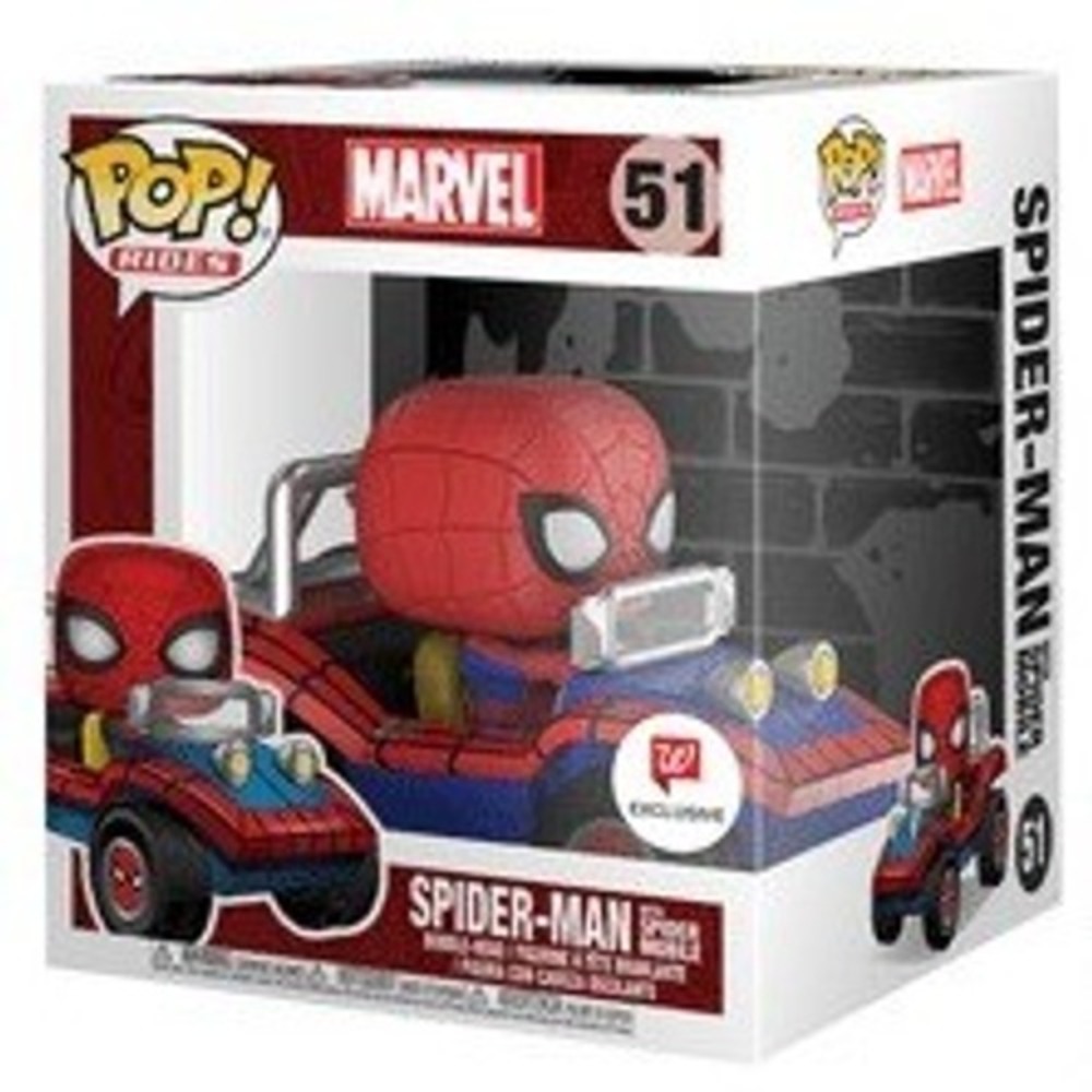 Funko Pop Rides Marvel Spider-Man Spider Mobile 51 Walgreens Exclusive New Box